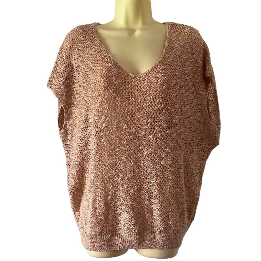 I Jeans by Buffalo Blush Pink Oversized Pullover Sweater Size XS